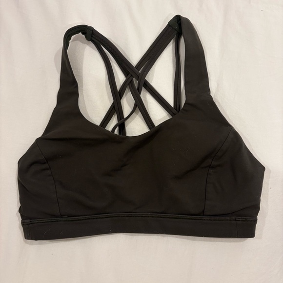 lululemon Army Green Sports Bra - Picture 1 of 2